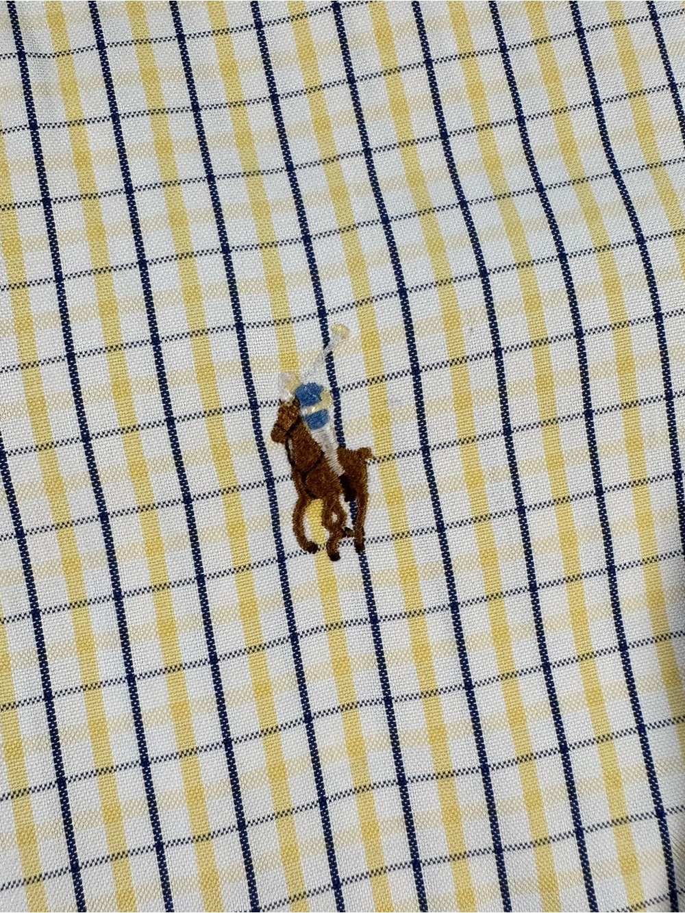 Ralph Lauren Classic Fit Shirt Mens XL 17 32/33 Plaid Multicolor Pony - Picture 7 of 12